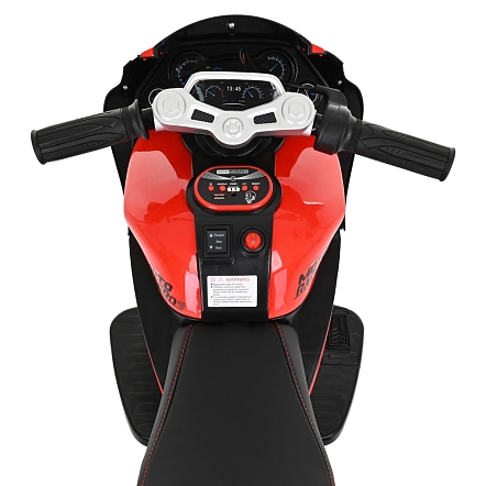 **PITUSO Электромотоцикл 5188, 6V/4Ah*2, возд.колеса, 92*53*62см, Red-black / Красно-черный