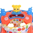 **BAMBOLA Ходунки Медвежонок (7 пласт.колес,игрушки,муз) 6 шт/уп (68*59*56) Blue/Голубой-Оранжевый