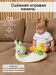 BAMBOLA Ходунки Зайчик (круглые) (6 силик.кол,игр.,муз) 6 шт/уп (67*67*55) Soft Green/Зеленый